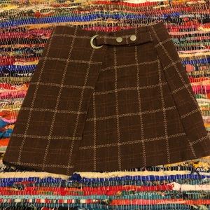 Plaid Mini Skirt